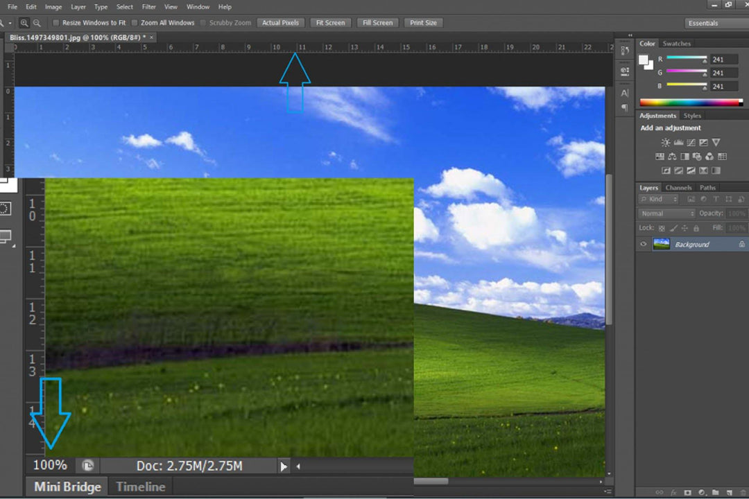 The Size Limitations of a File - Vivid Metal Prints