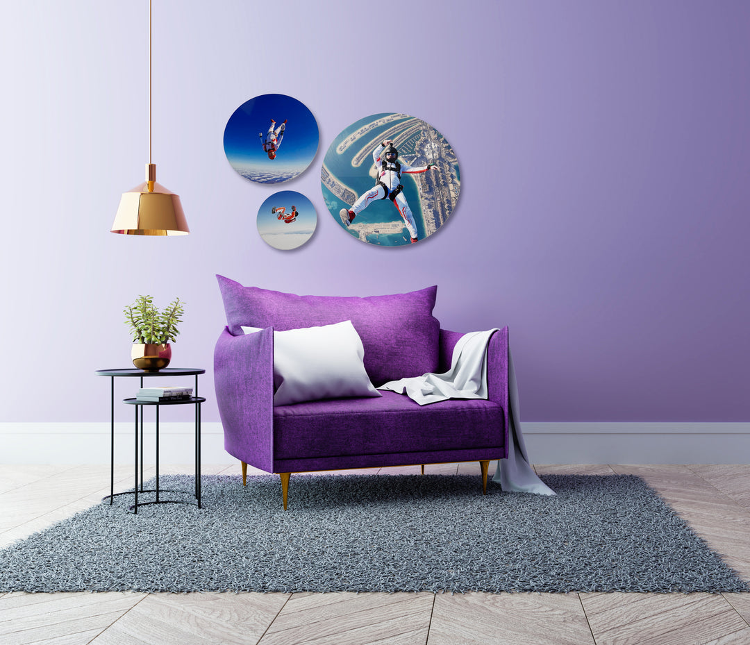 Vivid Unique Metal Print Shapes