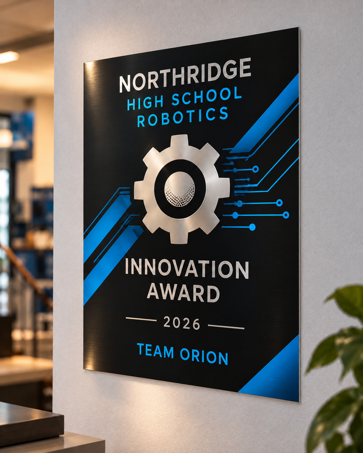 Clear Gloss Award, high school robotics innovation award