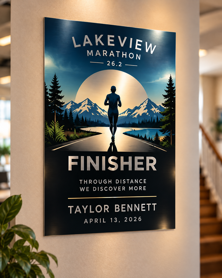 Clear Gloss Award, marathon finisher