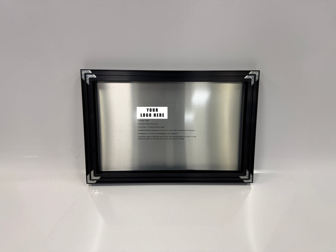 16x24 Framed Metal Print Sample for Resellers