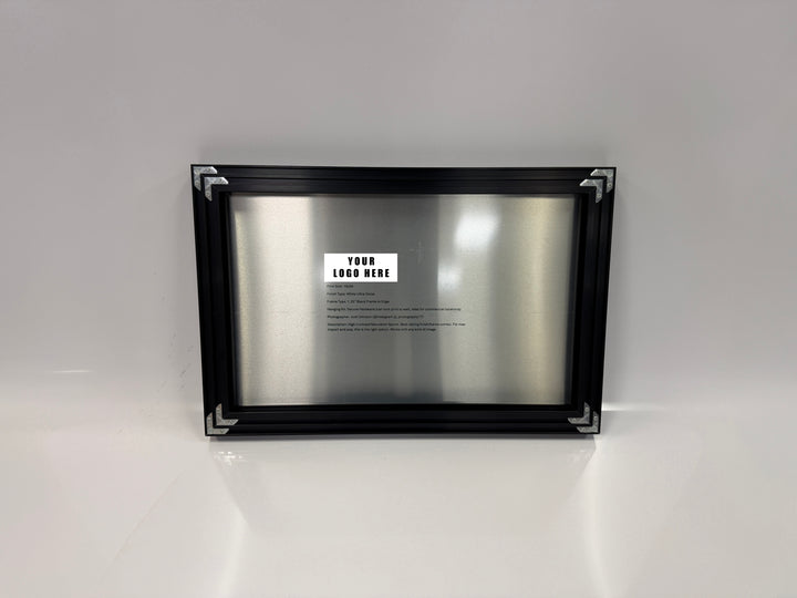 16x24 Framed Metal Print Sample for Resellers