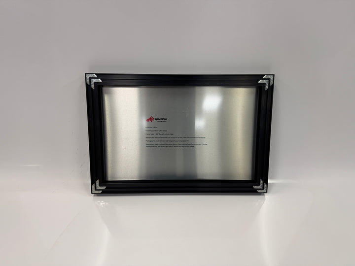 16x24 Framed Metal Print Sample
