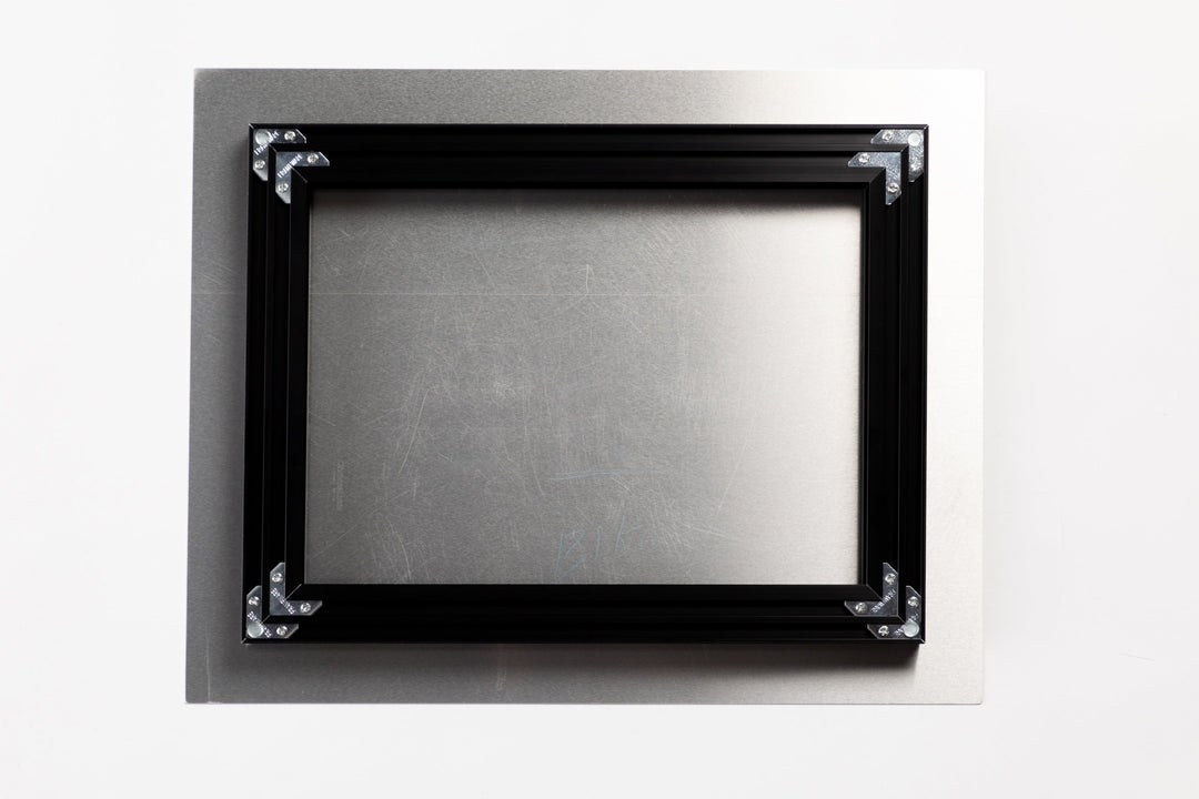 Recessed frame from the back, 1-1/4 in