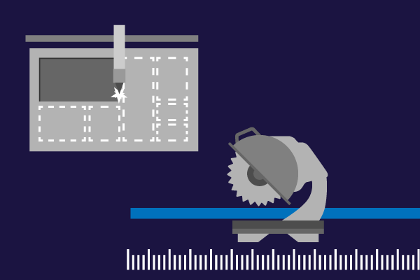 Animated cutting of aluminum